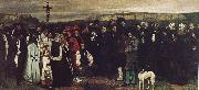 Gustave Courbet Ornans funeral oil on canvas